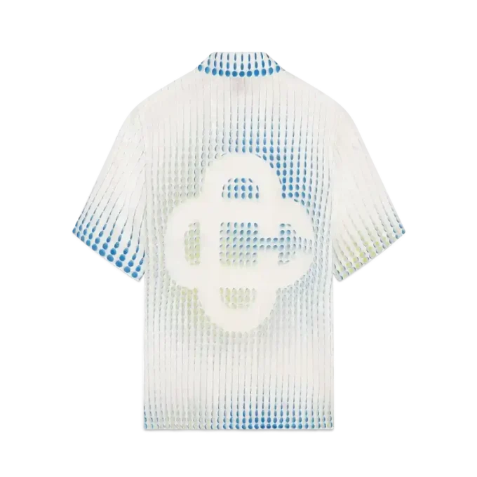 Dots Kısa Kollu Keten Gömlek