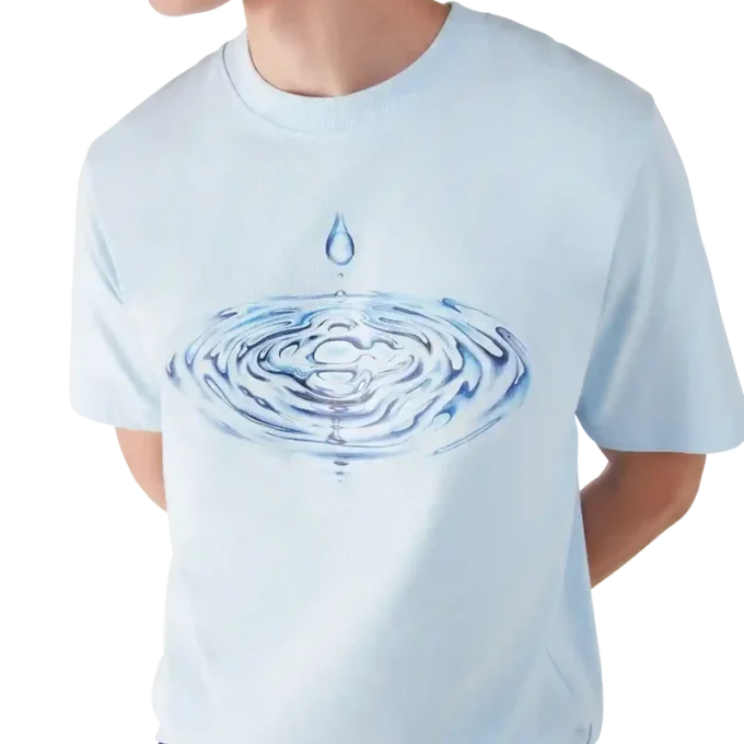 Drip Logo Kısa Kollu Şort Tişört