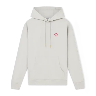 Elmas Logolu Kapüşonlu Sweatshirt
