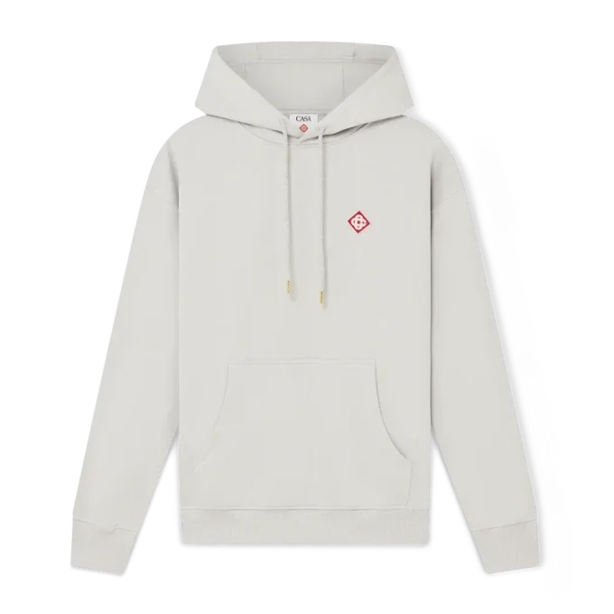 Elmas Logolu Kapüşonlu Sweatshirt