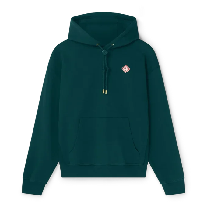 Elmas Logolu Kapüşonlu Sweatshirt