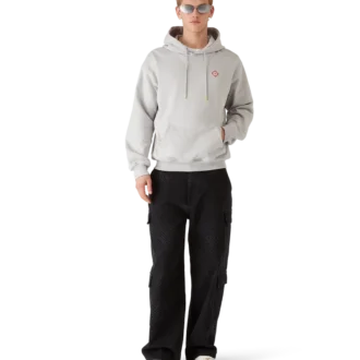 Elmas Logolu Kapüşonlu Sweatshirt