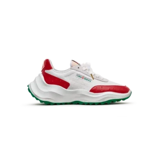 Erkek Atlantis Kırmızı Devekuşu Sneaker