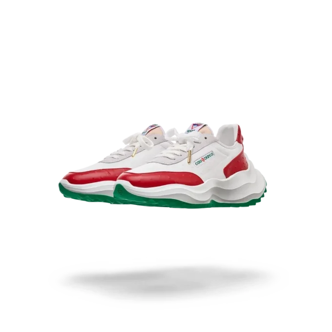 Erkek Atlantis Kırmızı Devekuşu Sneaker