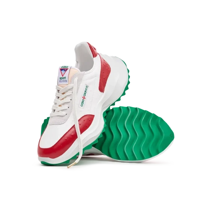 Erkek Atlantis Kırmızı Devekuşu Sneaker