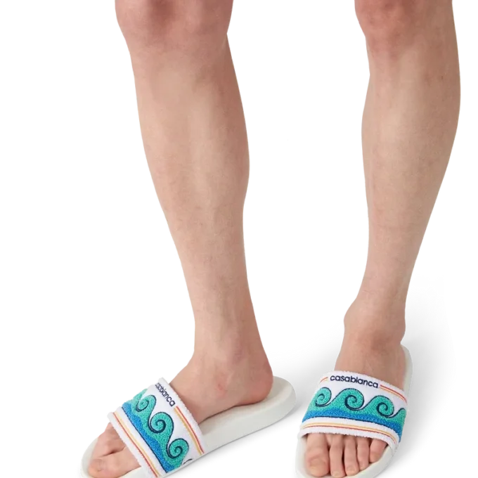 Erkek Greco Wave Havlu Terlik Erkek Greco Wave Havlu Terlik