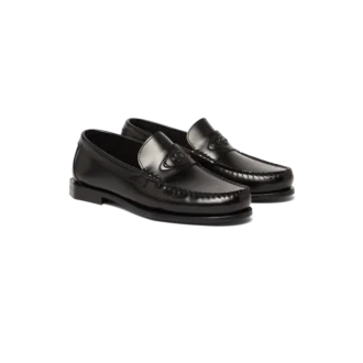 Erkek Siyah Deri Loafer