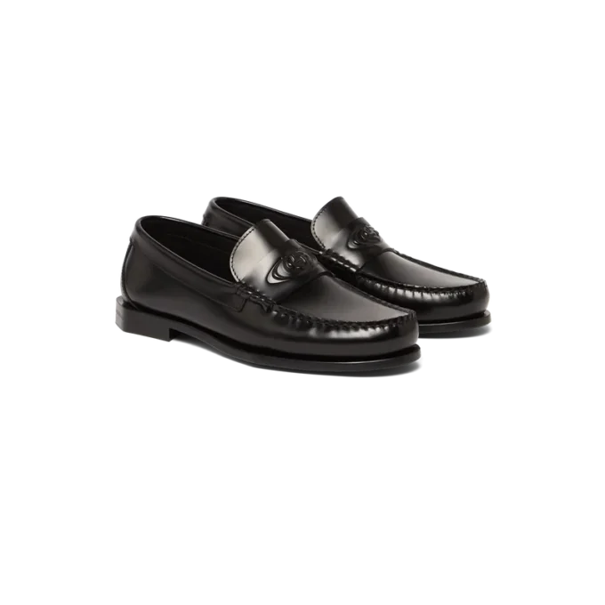 Erkek Siyah Deri Loafer