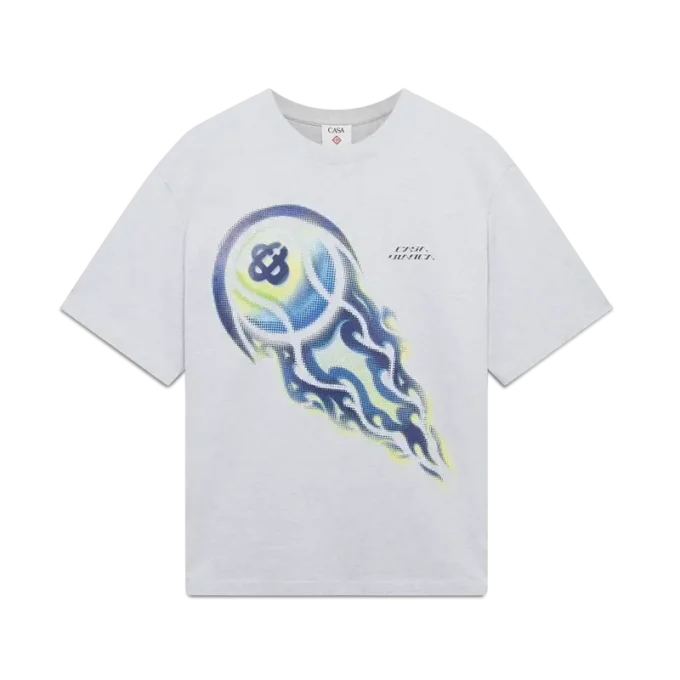 Flaming Tennis Ball Oversized Kısa Kollu Şort Tişört Flaming Tennis Ball Oversized Kısa Kollu Şort Tişört