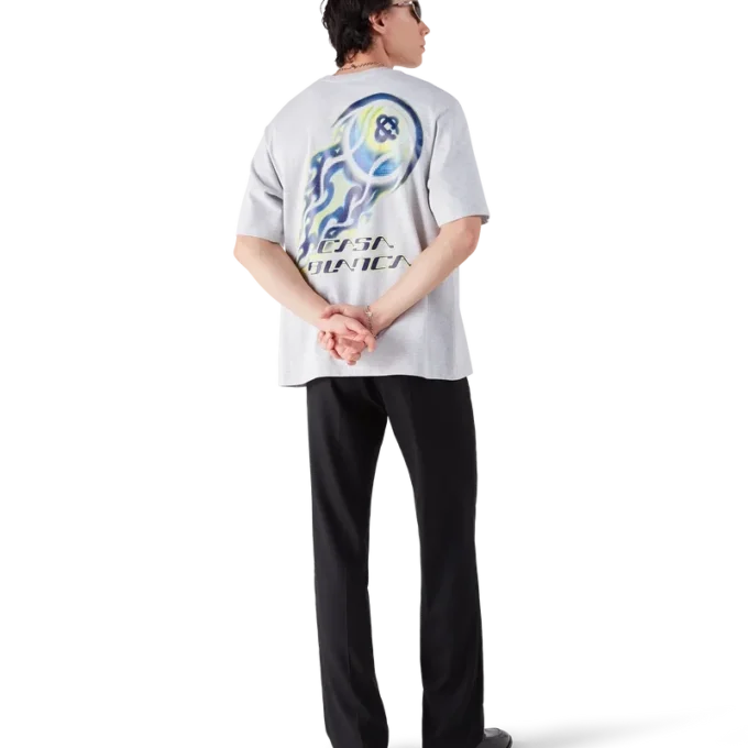 Flaming Tennis Ball Oversized Kısa Kollu Şort Tişört Flaming Tennis Ball Oversized Kısa Kollu Şort Tişört
