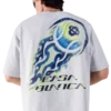 Flaming Tennis Ball Oversized Kısa Kollu Şort Tişört Flaming Tennis Ball Oversized Kısa Kollu Şort Tişört