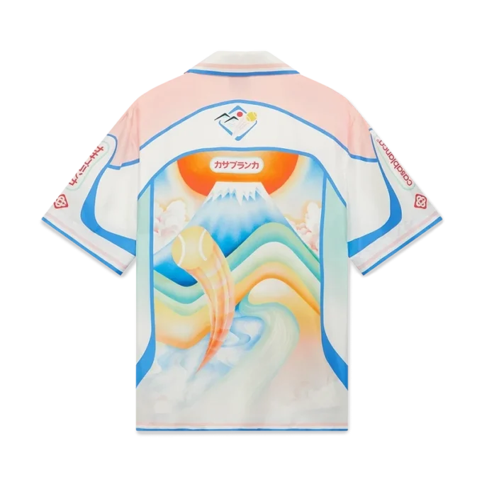 Fuji Dream Kısa Kollu İpek Şort Fuji Dream Kısa Kollu İpek Şort