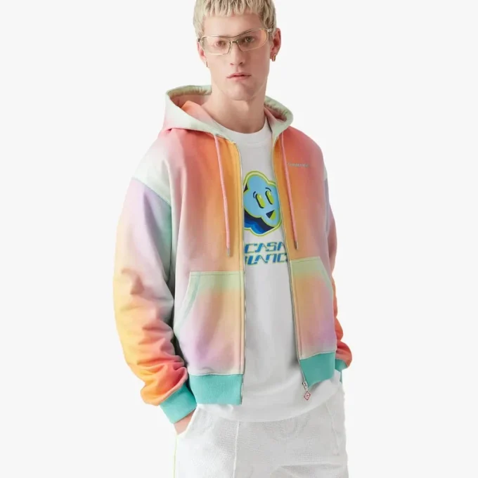 Glass Fermuarlı Kapüşonlu Sweatshirt Glass Fermuarlı Kapüşonlu Sweatshirt