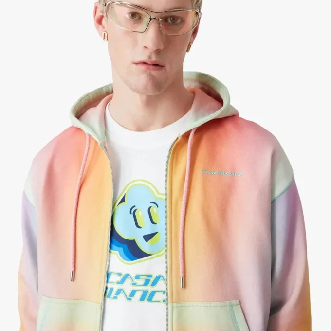 Glass Fermuarlı Kapüşonlu Sweatshirt Glass Fermuarlı Kapüşonlu Sweatshirt