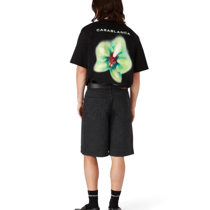 Glitch Orchid Oversized Kısa Kollu Tişört Glitch Orchid Oversized Kısa Kollu Tişört