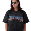 Gotik Kısa Kollu Beyzbol Gömleği Gotik Kısa Kollu Beyzbol Gömleği
