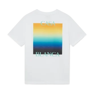 Gradient Square Kısa Kollu Şort Tişört
