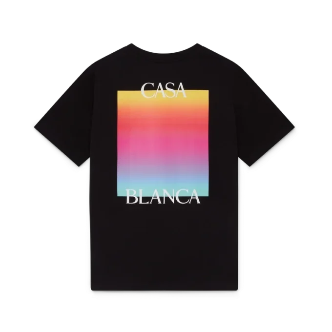 Gradient Square Logo Kısa Kollu Tişört