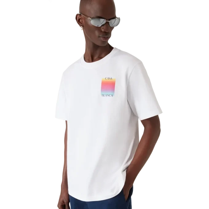 Gradient Square Logo Kısa Kollu Tişört Gradient Square Logo Kısa Kollu Tişört