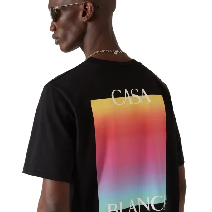 Gradient Square Logo Kısa Kollu Tişört