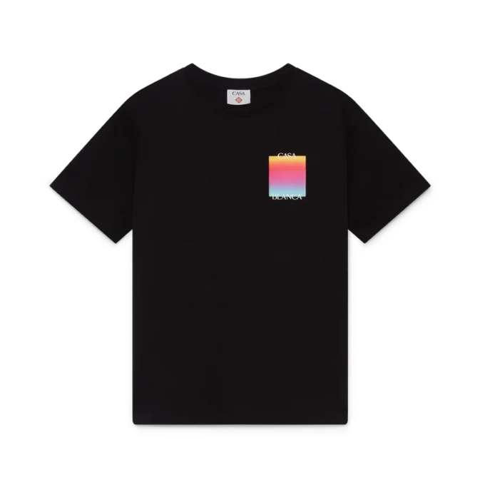 Gradient Square Logo Kısa Kollu Tişört