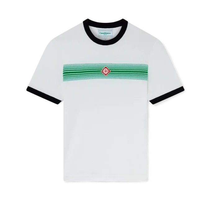 Gradient Stripe Ringer Tişört