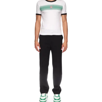Gradient Stripe Ringer Tişört