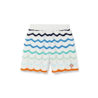 Gradient Wave Kroşe Şortlar
