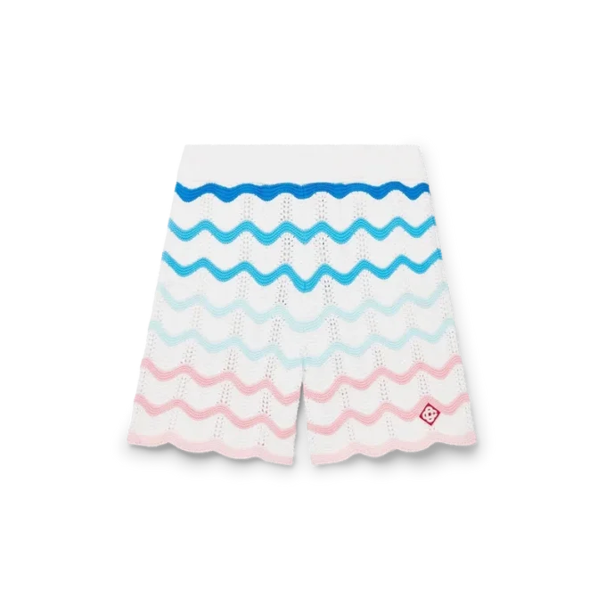 Gradient Wave Kroşe Şortlar Gradient Wave Kroşe Şortlar