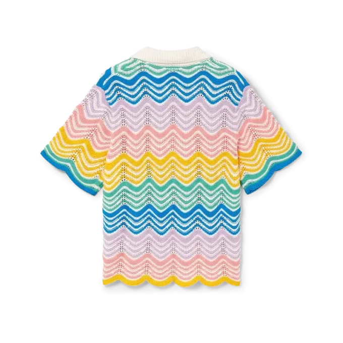 Gradient Wave Örgü Gömlek Gradient Wave Örgü Gömlek