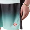 Gradyan Monogram Jakarlı Futbol Şortu Gradyan Monogram Jakarlı Futbol Şortu