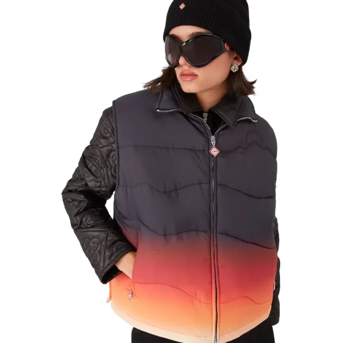Gradyan Naylon Puffer Yelek