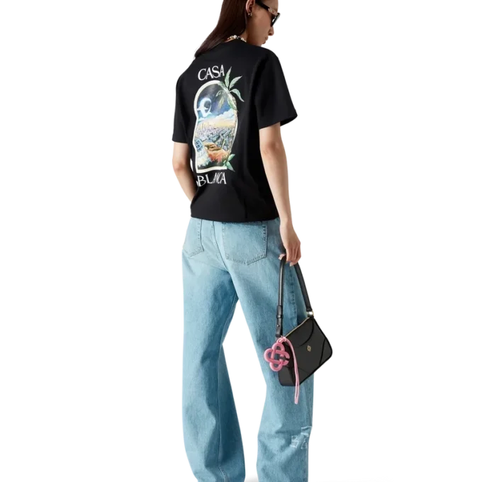 Graffiti Yıpranmış Denim Kot Graffiti Yıpranmış Denim Kot