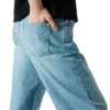 Graffiti Yıpranmış Denim Kot Graffiti Yıpranmış Denim Kot