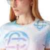 Halftone Logo Dar Şortlu Kısa Kollu Tişört Halftone Logo Dar Şortlu Kısa Kollu Tişört