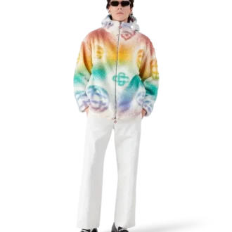Halftone Monogram Polar Ceket