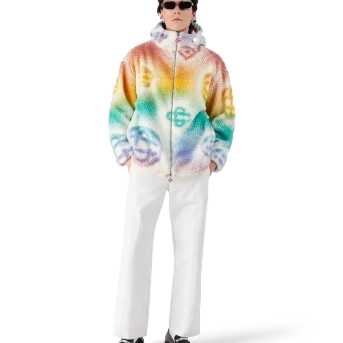 Halftone Monogram Polar Ceket