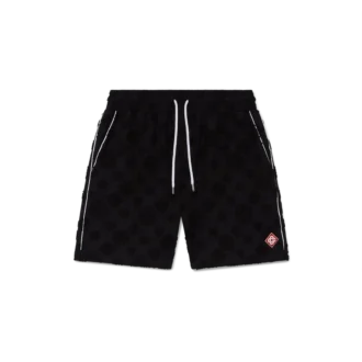 Havlu Dokuma Monogram Şortlar