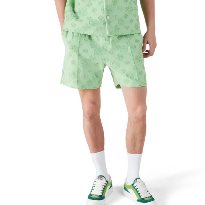 Havlu Dokuma Monogram Şortlar Havlu Dokuma Monogram Şortlar