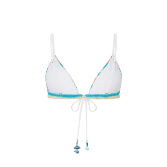 Çizgili Havlu Bikini Üstü