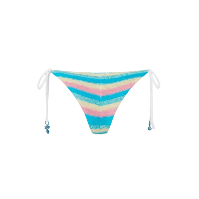 Çizgili Havlu Kumaş Bikini Altı