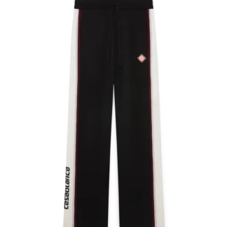 Çizgili Merinos Örgü Pantolonlar