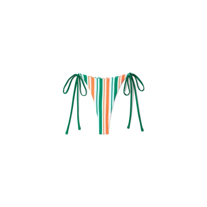 Çizgili İpli Bikini Altı