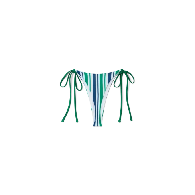 Çizgili İpli Bikini Altı