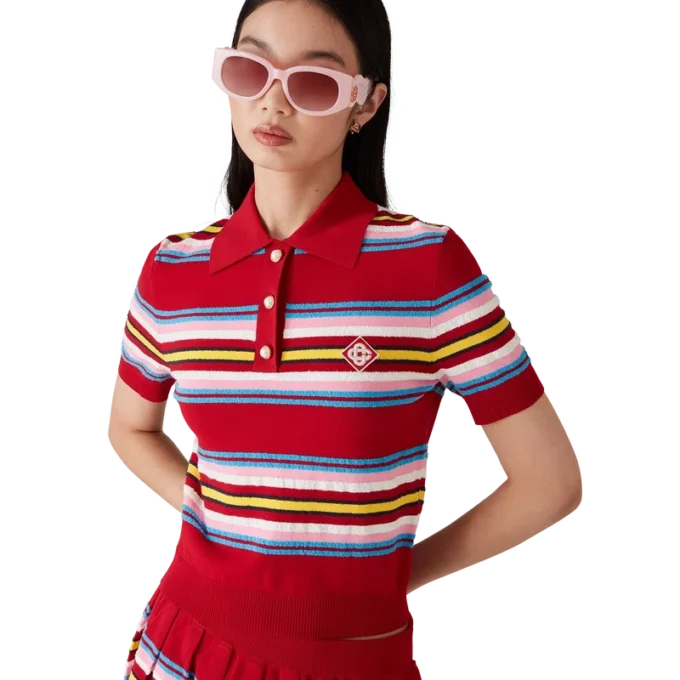 Çizgili Polo Gömlek