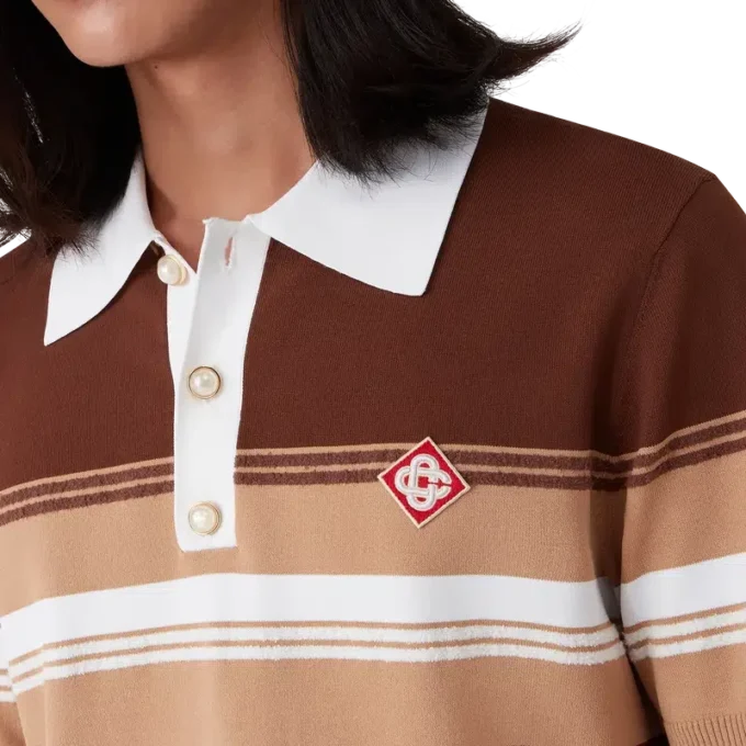 Çizgili Polo Gömlek Çizgili Polo Gömlek