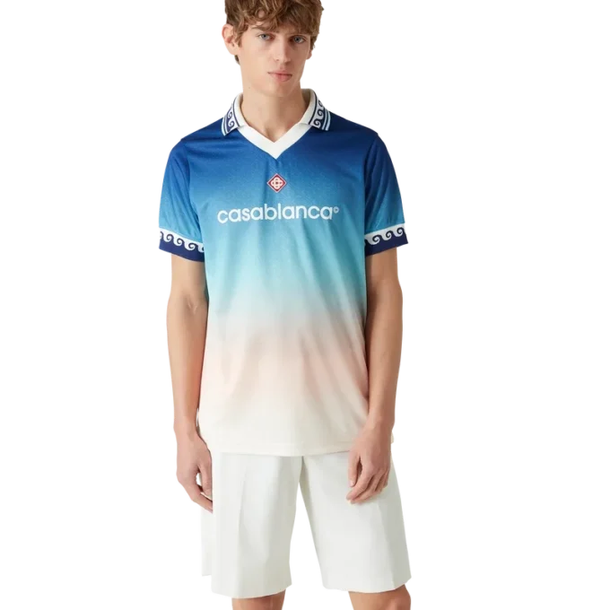 Jakarlı Gradyan Futbol Gömleği Jakarlı Gradyan Futbol Gömleği