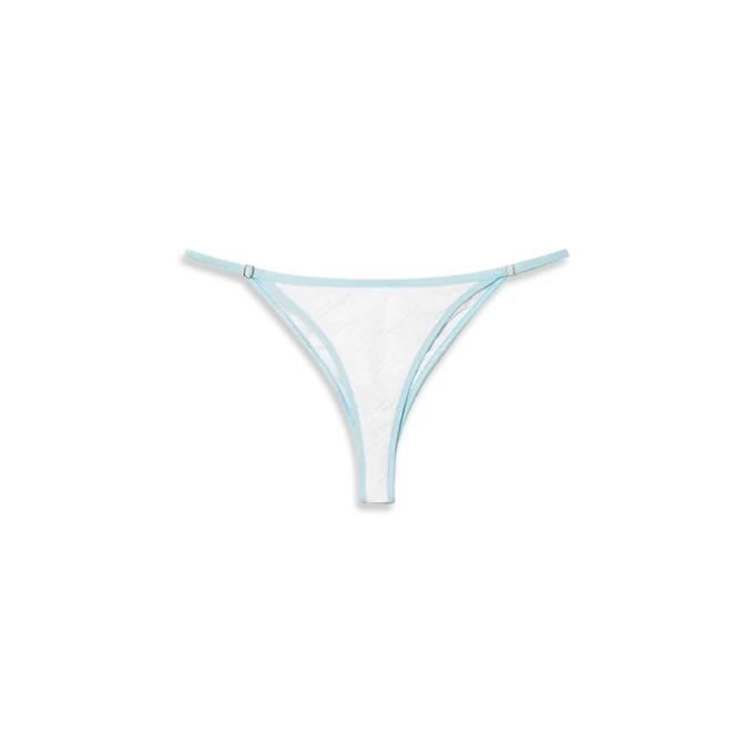 Jakarlı Monogram Bikini Altları Jakarlı Monogram Bikini Altları