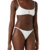 Jakarlı Monogram Bikini Altları Jakarlı Monogram Bikini Altları