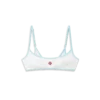 Jakarlı Monogram Bikini Üstü